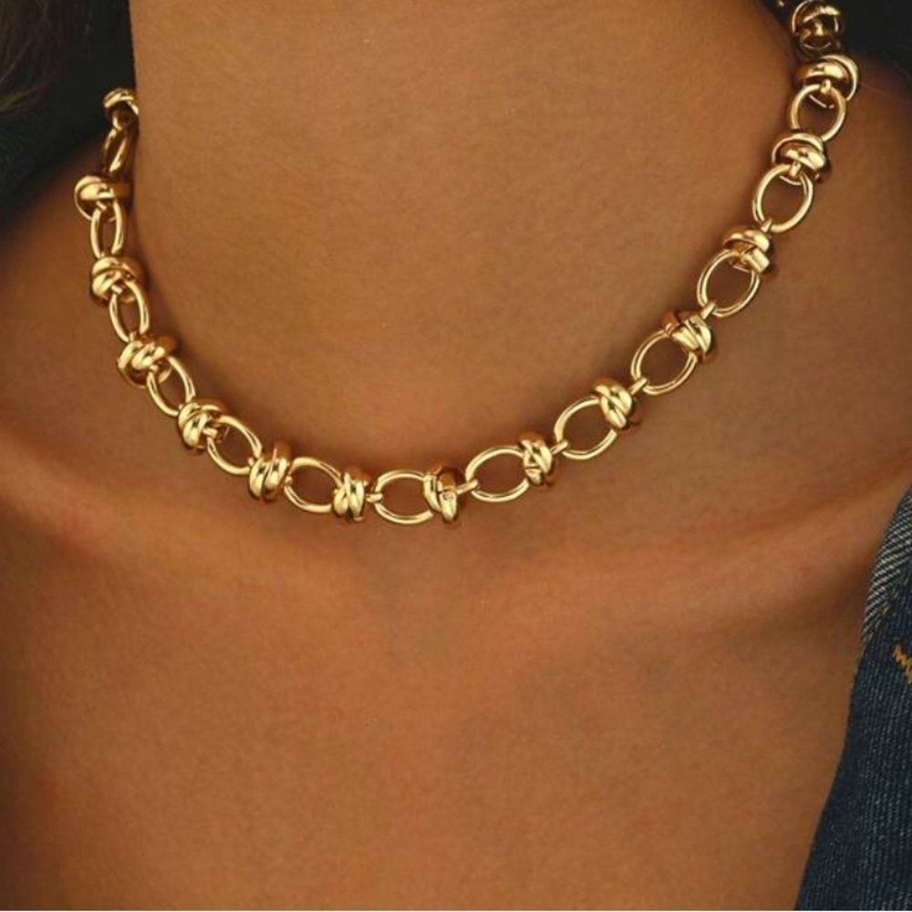 ⛓️⛓️⛓️BOGOHO ⛓️⛓️⛓️Elegant Gold Chain Necklace